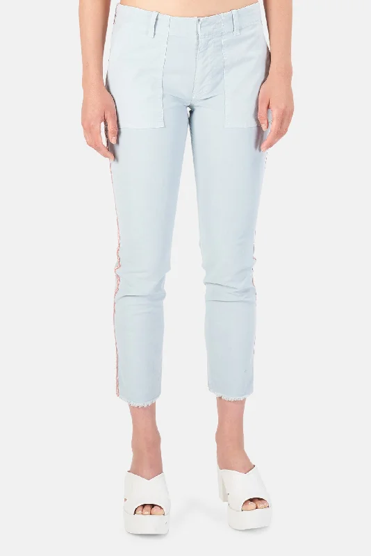 Jenna Pant Steel Blue Stylish Slim Trousers