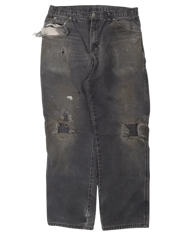 Dickies Distressed Carpenter Pants Casual Wide Pants