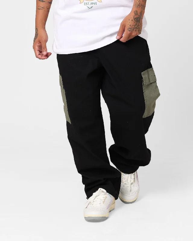 X-Large Ascend Cargo Pants Black Comfortable Denim Pants
