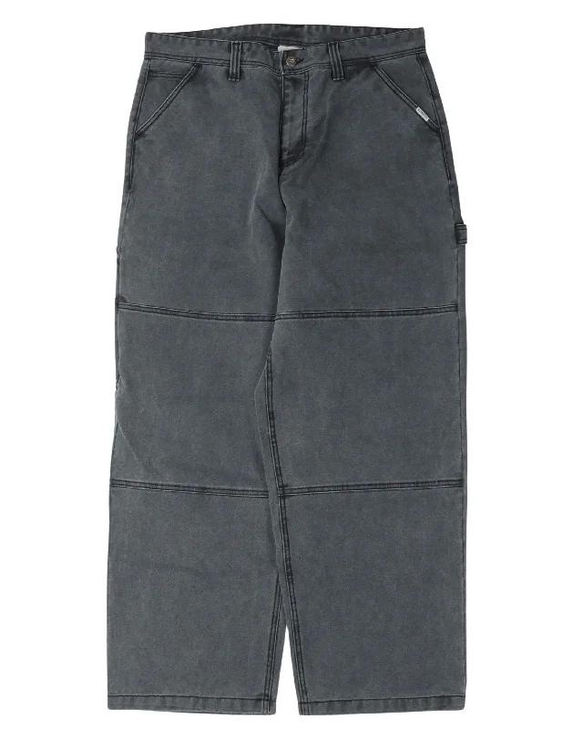 Element Double Knee Pants Formal Linen Trousers