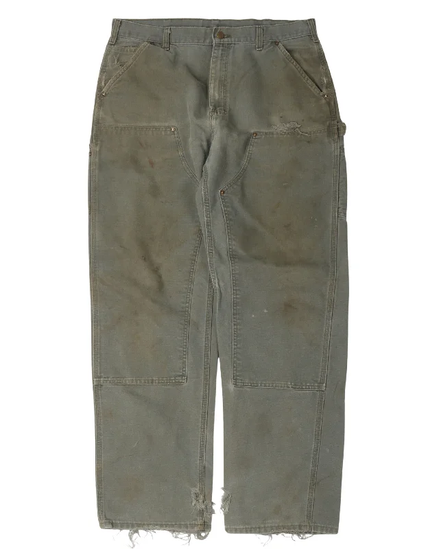 Carhartt Double Knee Pants Fashionable Tapered Leg Pants