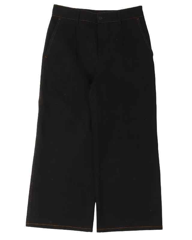 Tailored Denim Pants Comfortable Maternity Pants