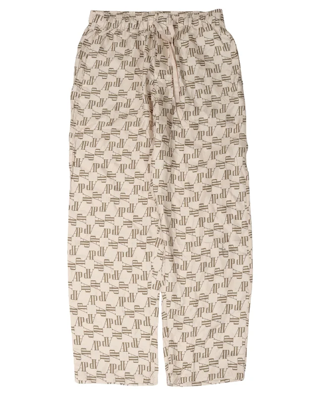 Cactus Jack Silk Monogram Pajama Pants Elegant Trouser Pants