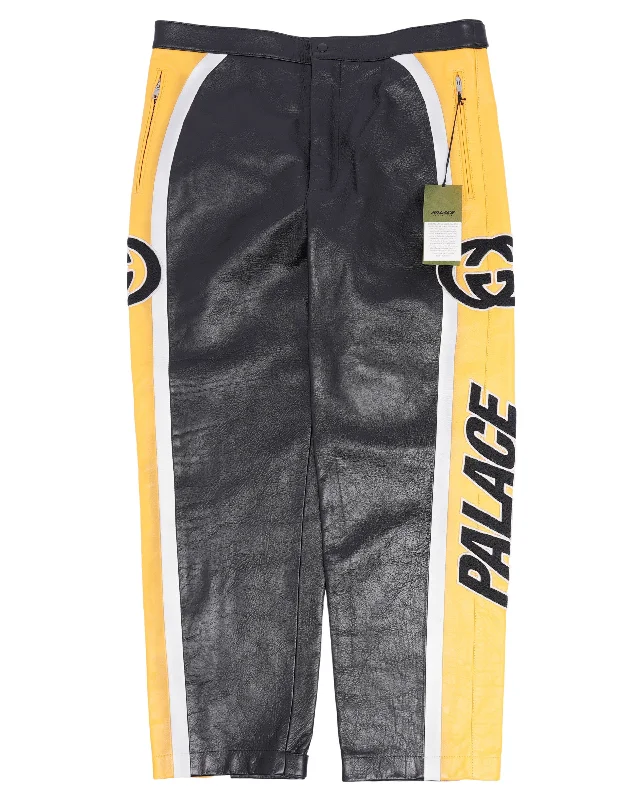 Palace Leather Pants Trendy Velvet Pants