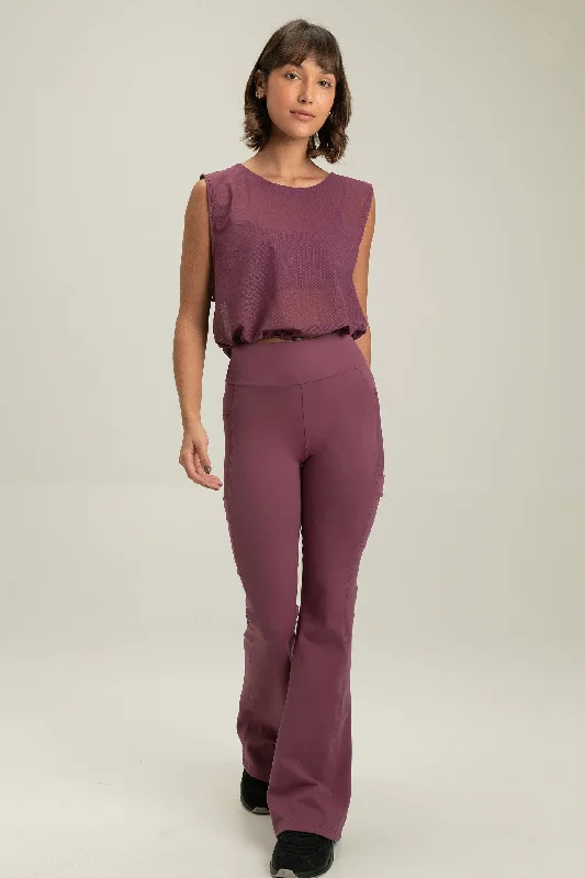 Fuse Flare Pants Elegant High-Waist Pants