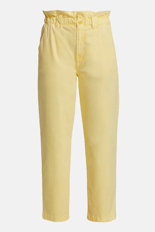 The Yoyo Ruffle Greaser Ankle Pants Goldfinch Comfortable Jogging Pants