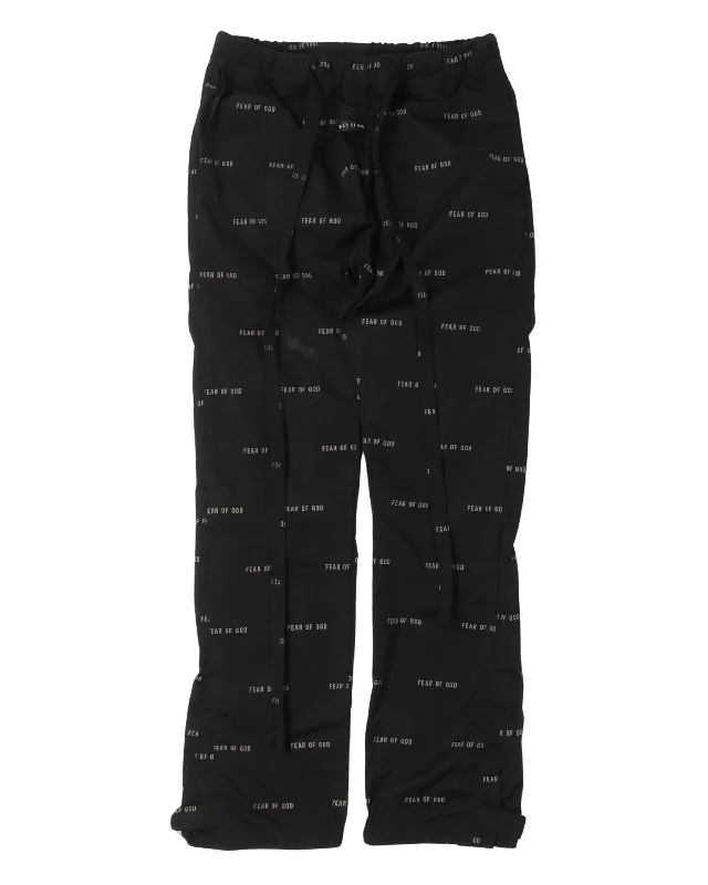 Sixth Collection Nylon Pants Slim Fit Casual Pants