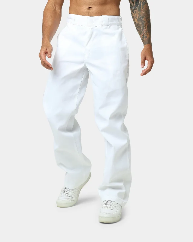 Dickies Original 874 Work Pants White Classic Pleated Pants