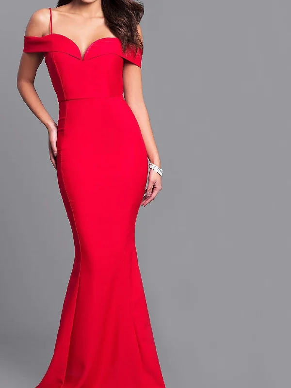Off Shoulder Solid Color Bodycon Evening Party Maxi Dress Classic A-Line Maxi Dress