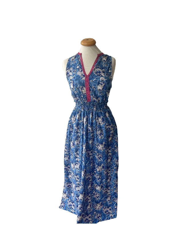 Kentmere Maxi Dress Blue Tulip Casual Maxi Dress with Pockets