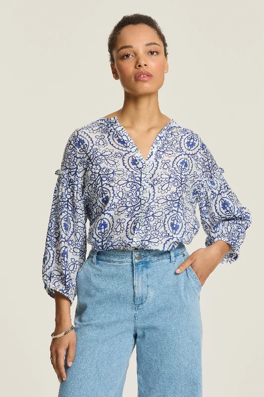 Boheme Shirt Polka Dot Checkered Tartan