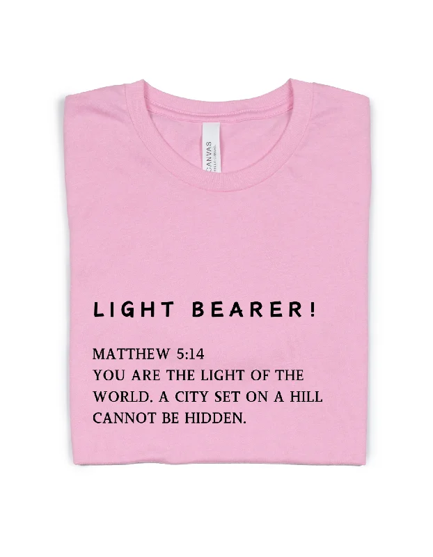 LIGHT BEARER UNISEX TEE Mesh Blend Leather Blend Suede Blend