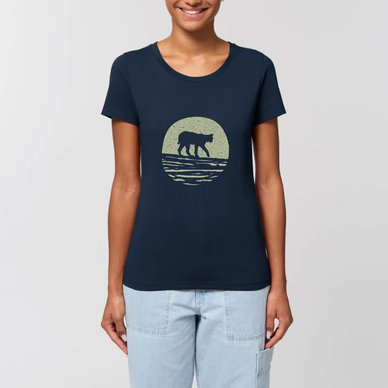 Lynx | T-shirt Femme 100% Coton BIO - EXPRESSER Zippered Front Buttoned Front Snap Front Lynx | T-shirt Femme 100% Coton BIO - EXPRESSER Zippered Front Buttoned Front Snap Front