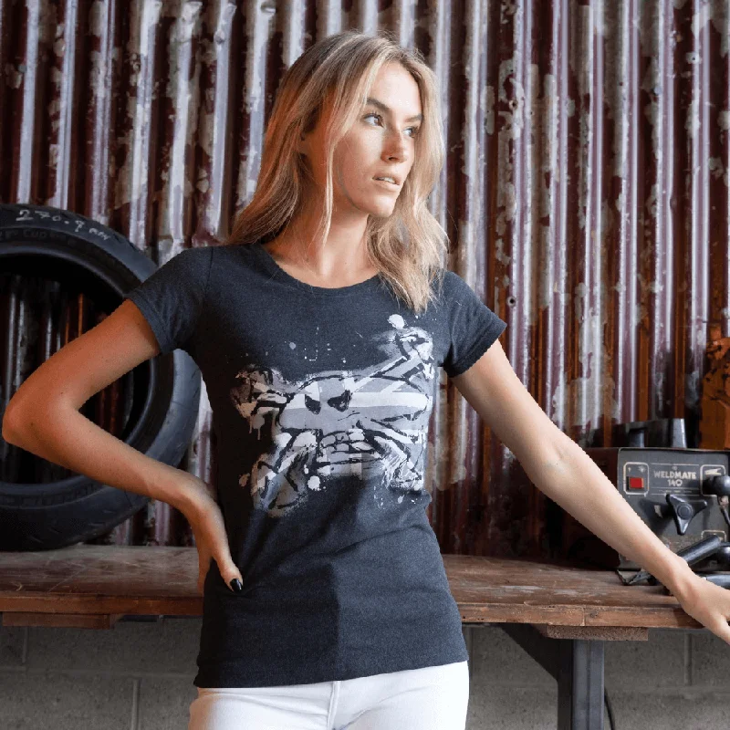 Official Guy Martin Rough N Ready Blighty Edn Woman's T-Shirt - Rtgl0054 Lace Blend Ribbed Blend Corduroy Blend Official Guy Martin Rough N Ready Blighty Edn Woman's T-Shirt - Rtgl0054 Lace Blend Ribbed Blend Corduroy Blend