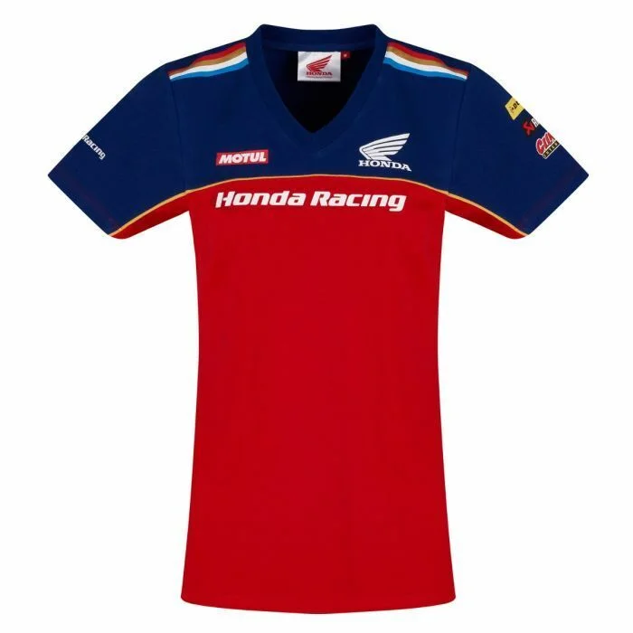 Official Honda Endurance Racing Ladies T Shirt - 19Hend-Lt Seamless Knitted Crochet