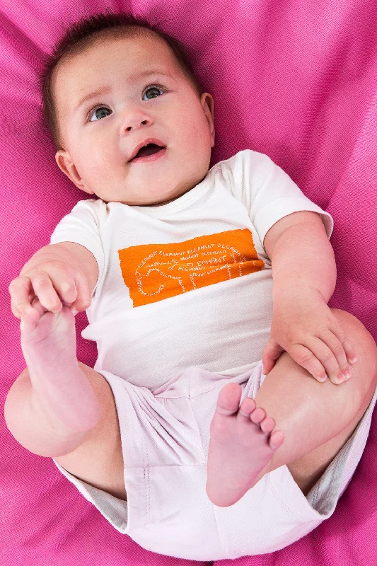 Bamboo short sleeve tee - Orlando the elephant paint splash Zippered Buttoned Snapped Bamboo short sleeve tee - Orlando the elephant paint splash Zippered Buttoned Snapped