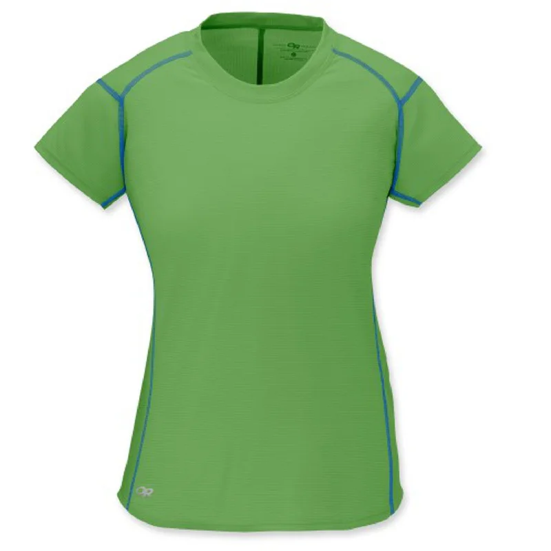 Outdoor Research Women's Echo S/S T-Shirt Spandex Blend Rayon Blend Denim Blend