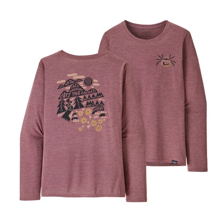 Patagonia Long-Sleeved Capilene Cool Daily Graphic Shirt - Lands Womens Rayon Fabric Velvet Fabric Corduroy Fabric Patagonia Long-Sleeved Capilene Cool Daily Graphic Shirt - Lands Womens Rayon Fabric Velvet Fabric Corduroy Fabric