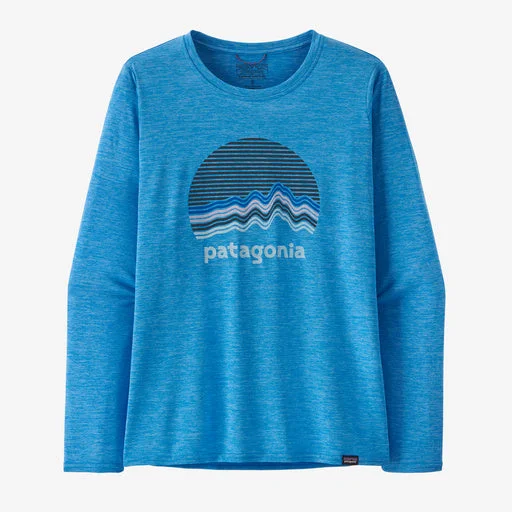 Patagonia Women's LS Capilene® Cool Daily Graphic Shirt Denim Fabric Leather Fabric Suede Fabric Patagonia Women's LS Capilene® Cool Daily Graphic Shirt Denim Fabric Leather Fabric Suede Fabric