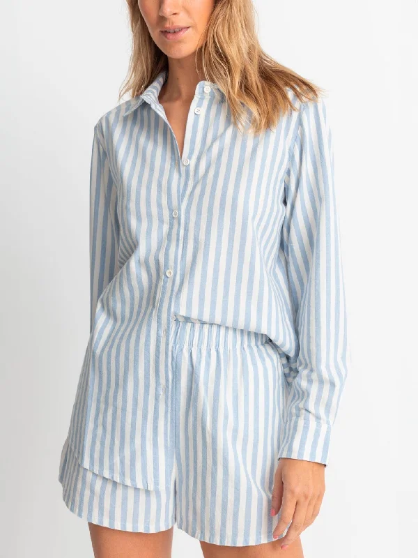 Shoreline Beach Long Sleeve Buttondown Shirt Iron Safe Non-Iron Wrinkle Free