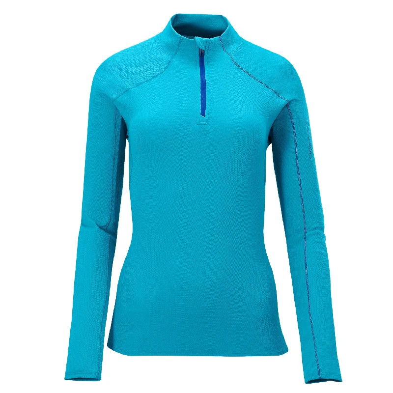 Salomon Women's Fleet LS II 1/2 Zip Tee Chenille Fabric Brocade Fabric Lace Fabric