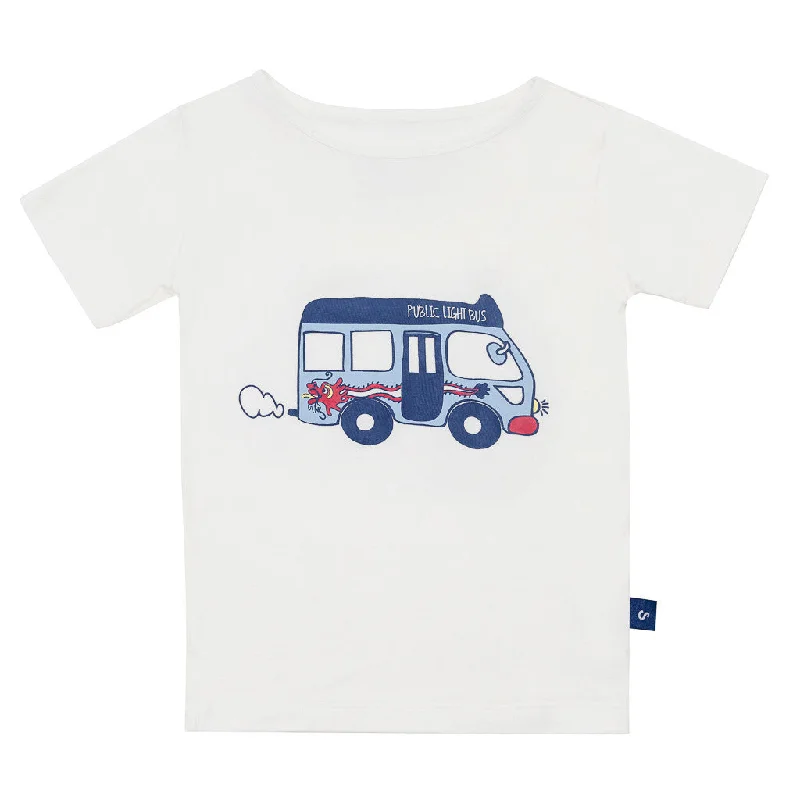 Bamboo short sleeve Tee Boy - Mini bus print Chenille Blend Fleece Blend Nylon Blend Bamboo short sleeve Tee Boy - Mini bus print Chenille Blend Fleece Blend Nylon Blend