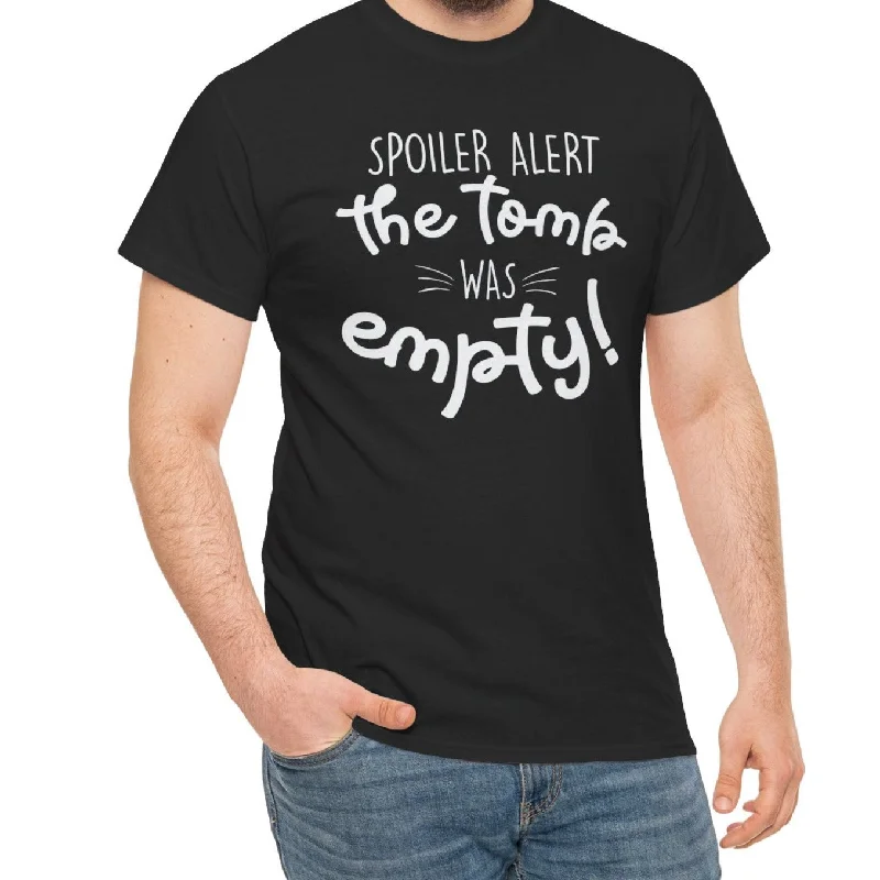 Spoiler Alert: The Tomb Was Empty Cotton Tee Striped Floral Plaid