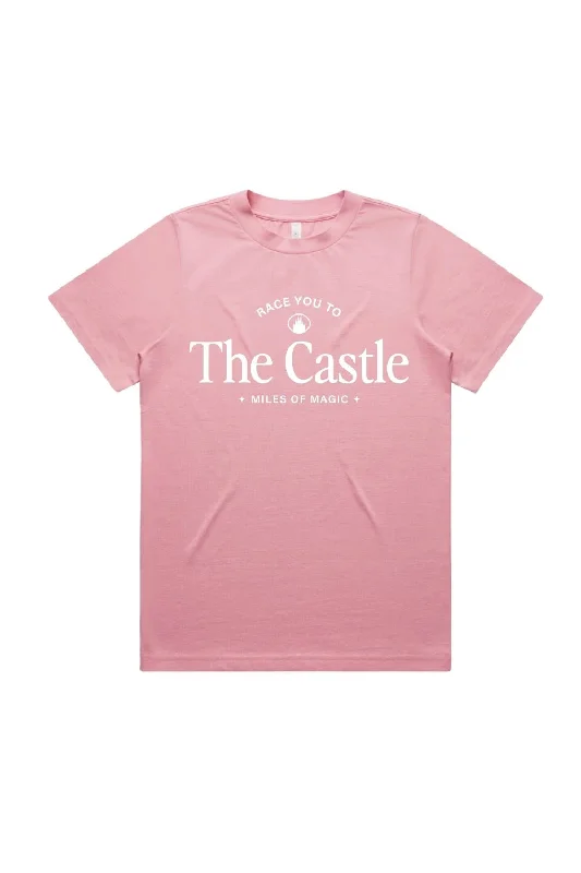 The Castle Women's Heavy T-shirt Cotton Fabric Linen Fabric Terry Fabric