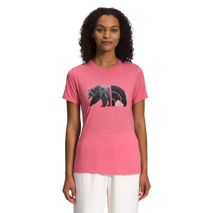 The North Face Short-Sleeve Tri-Blend Bear Tee Womens Elegant Classic Vintage