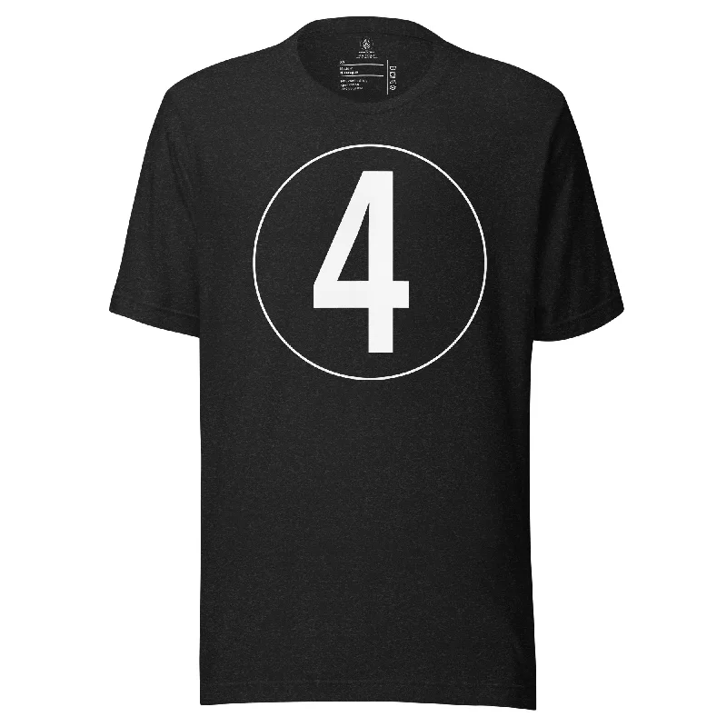 Unisex t-shirt: White on Black 4 Real Fur Shearling Chenille