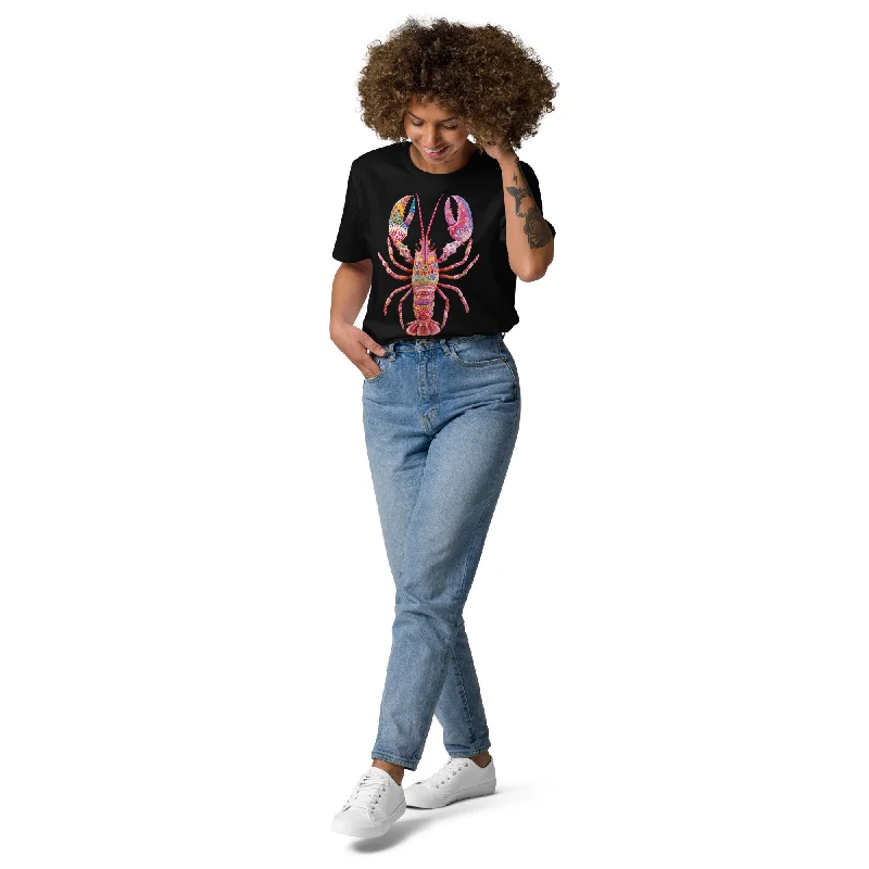Women's EcoLuxe Lobster Organic Cotton Tee - Cornwall Spandex Blend Rayon Blend Denim Blend Women's EcoLuxe Lobster Organic Cotton Tee - Cornwall Spandex Blend Rayon Blend Denim Blend