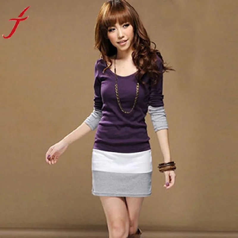 1PC Autumn Dress Womens Casual Long Sleeve Slim Stripe Party A-Line Mini Dress Clothing Sexy Black Purple Bodycon Dress Comfortable One-Shoulder Mini Dress 1PC Autumn Dress Womens Casual Long Sleeve Slim Stripe Party A-Line Mini Dress Clothing Sexy Black Purple Bodycon Dress Comfortable One-Shoulder Mini Dress