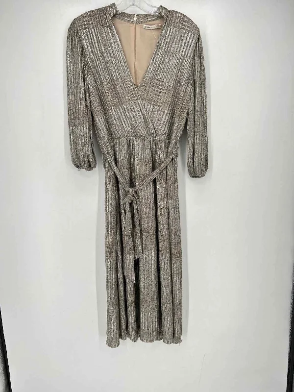 Alice & Olivia Size 0 Gold Dress