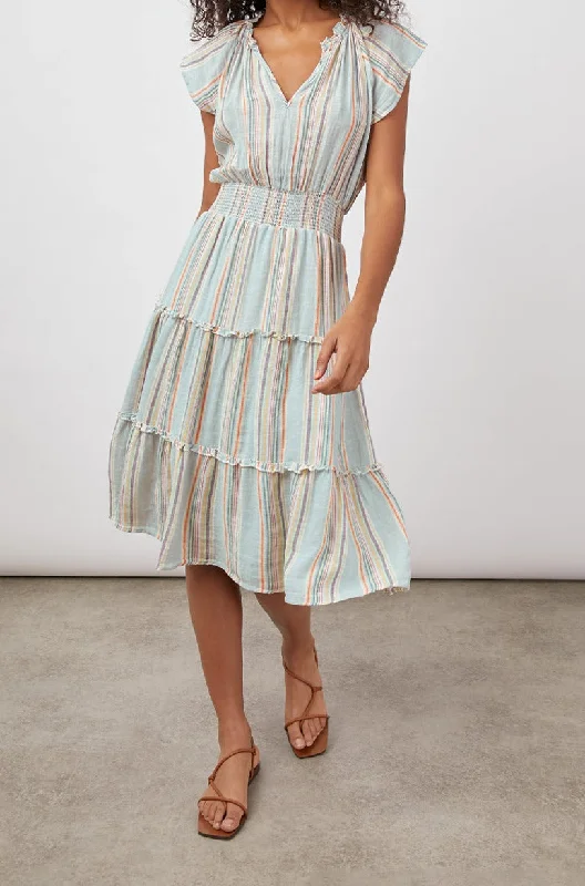 AMELLIA DRESS - SAG HARBOUR STRIPE