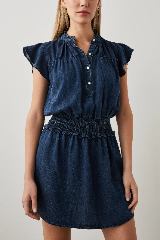 AMINA DRESS - DARK VINTAGE