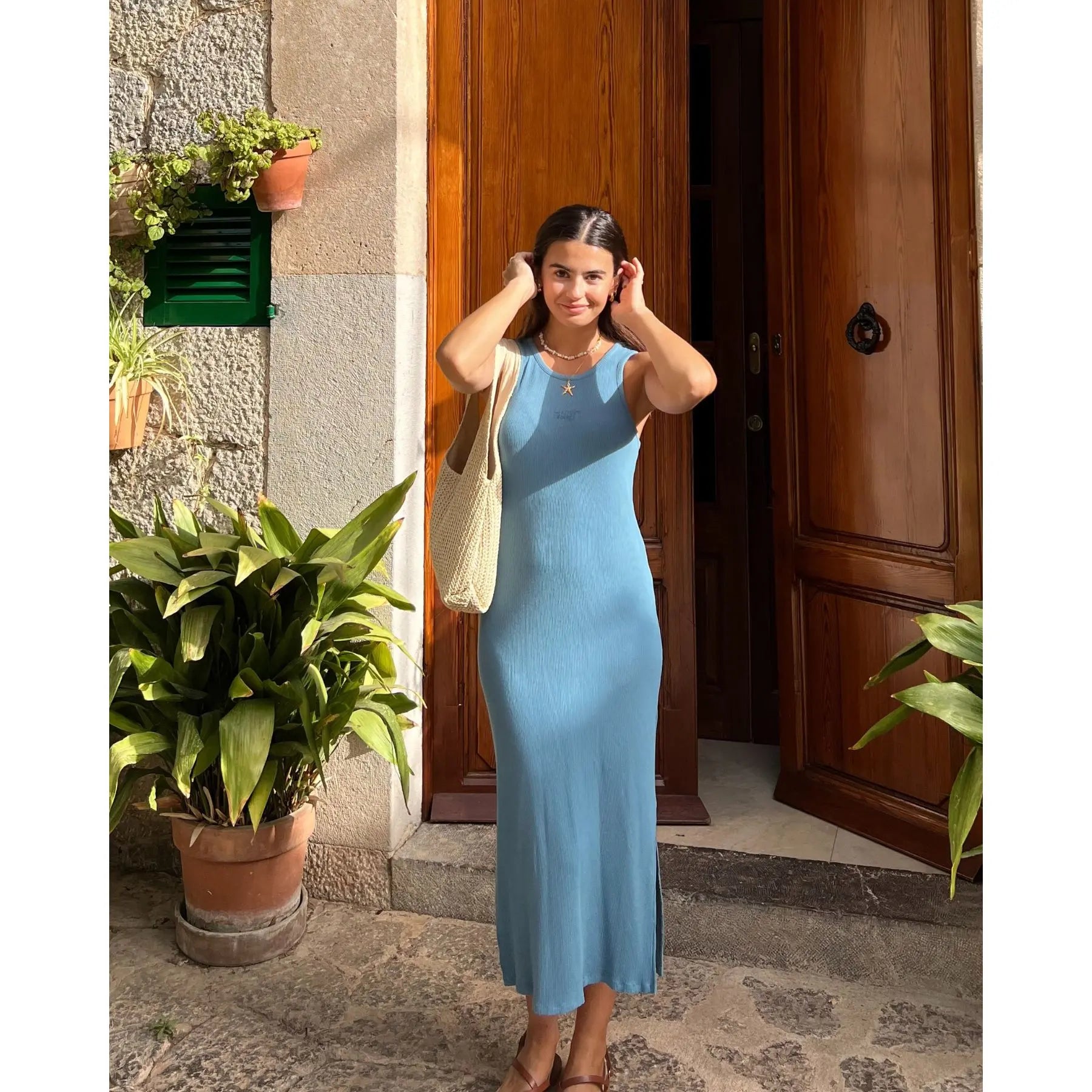 Canalé Dress Blue