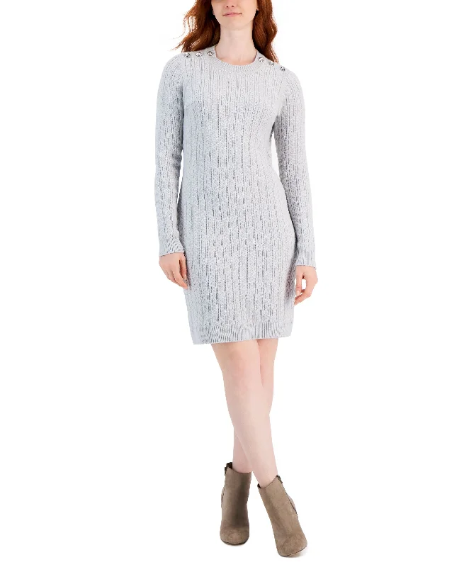 Charter Club Womens Cable Sweater Dress