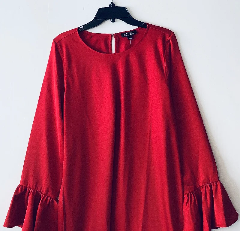 Dress Casual Short By J. Crew In Red, Size: L