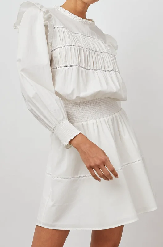 FAREN DRESS - WHITE