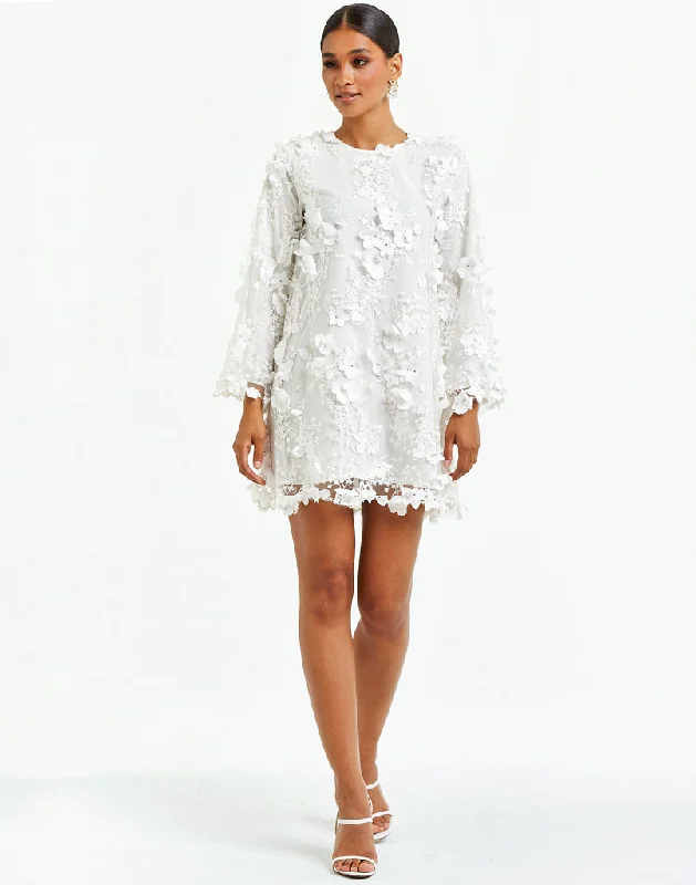 Flora Mini Dress Comfortable Fit-and-Flare Mini Dress