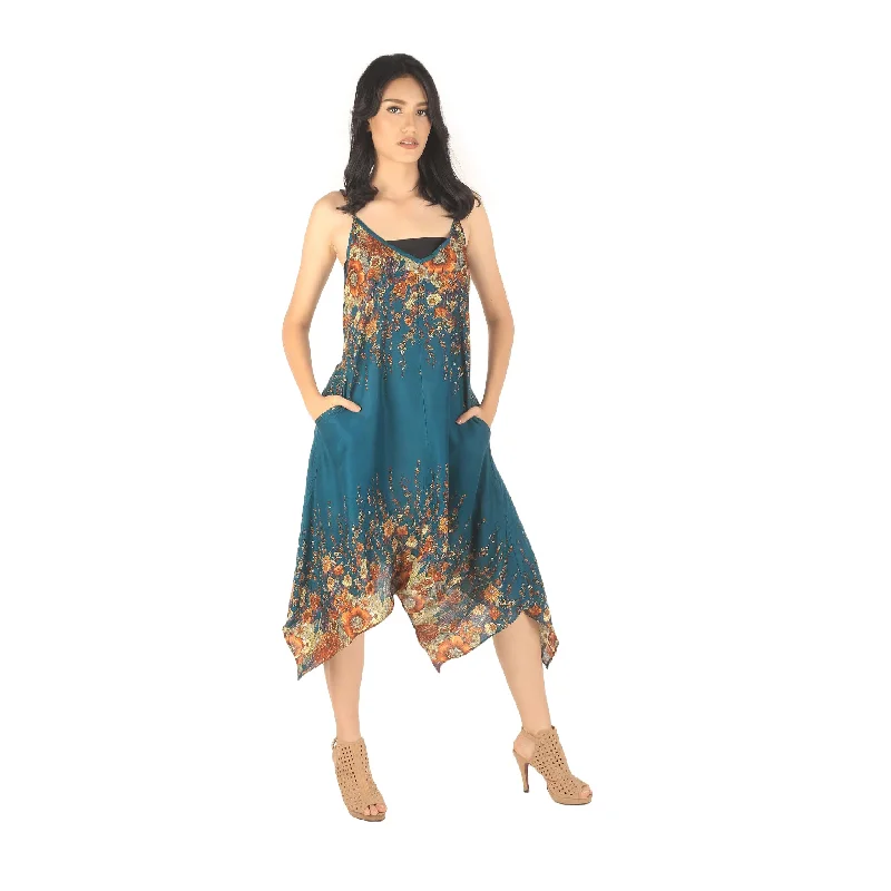 Floral Royal Women's Mini Dresses in Ocean DR0399 020010 07 Trendy Floral Mini Dress
