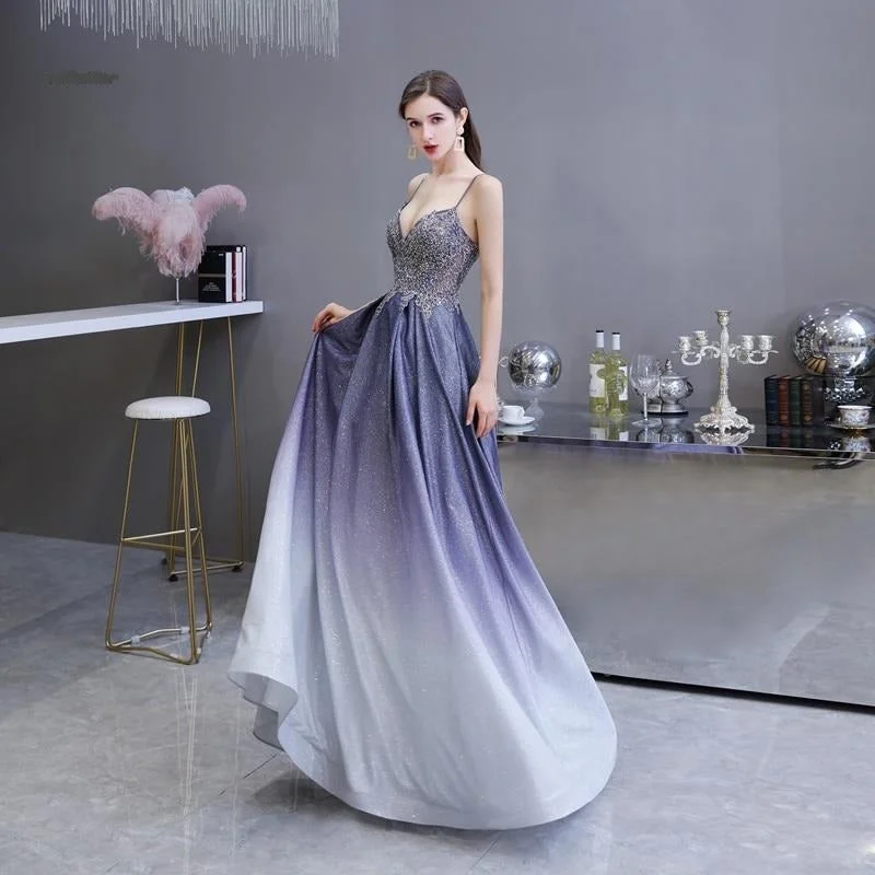 Galaxy Gradient Formal Dresses