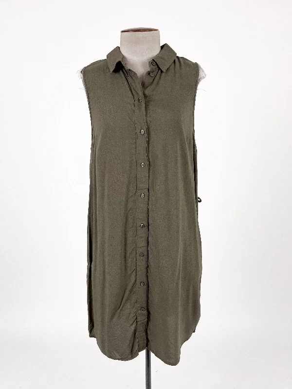 H&M | Green Casual Dress | Size 8