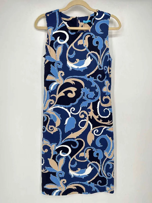 J McLaughlin Size S Blue Print Dress