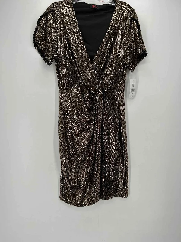JM Studio Size 12 Gold Sequin NWT Dress
