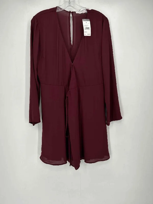 Lush Size M Wine NWT Dress