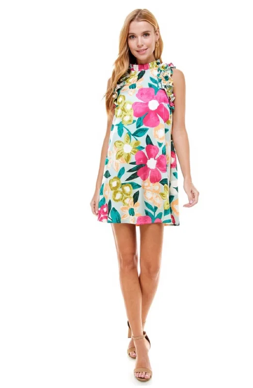 Multicolored Summer Trendy Dress