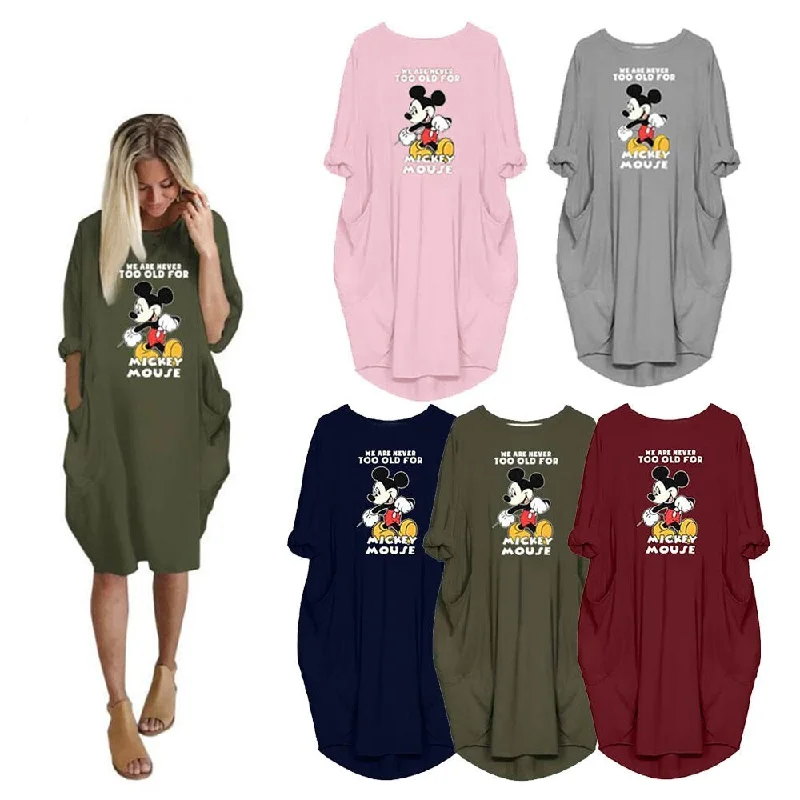 Neck Knee Length Dresses Women Summer Plus Size CODE: KAR835