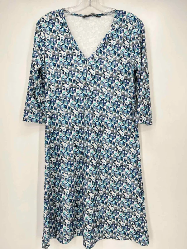Nuu Muu Size M Blue Print Dress