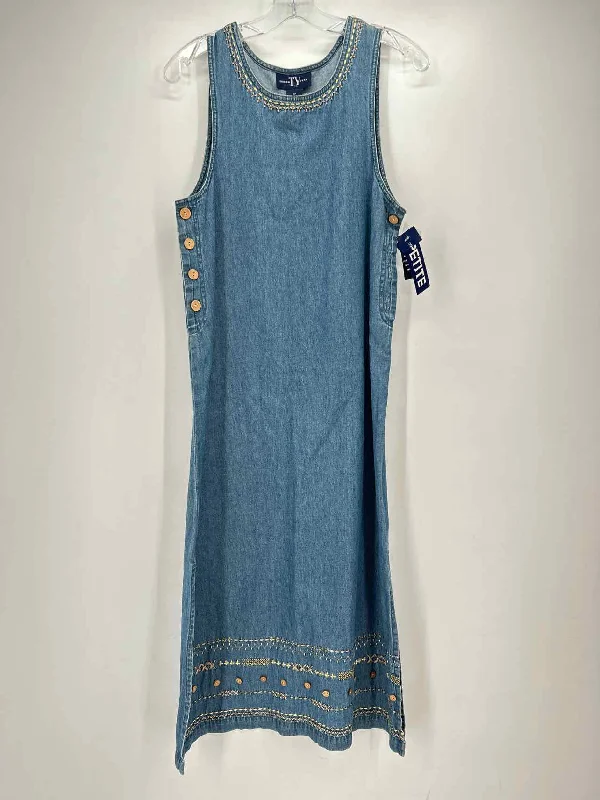 Original TY Wear Size 8P Denim Vintage NWT Dress